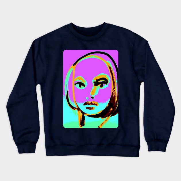 Beautiful Woman Crewneck Sweatshirt by Retropenguin